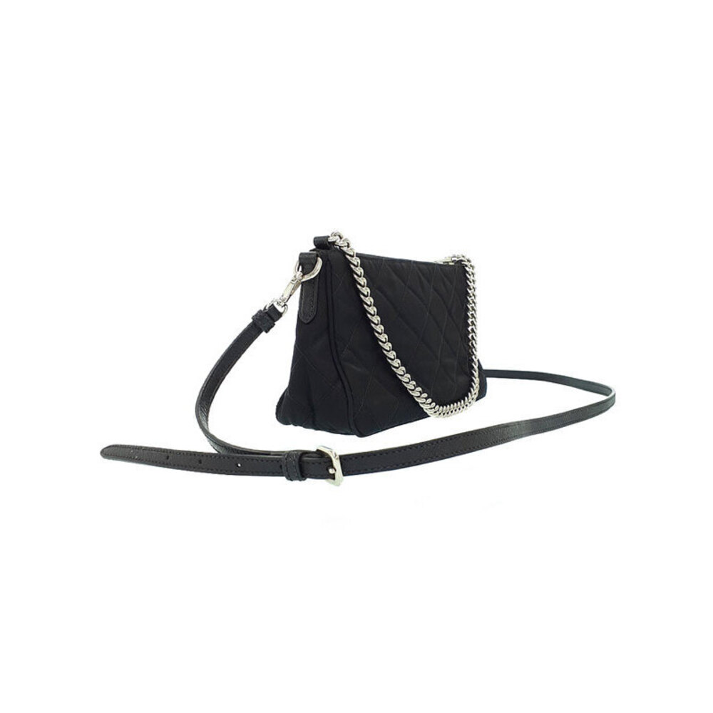 Prada Tessuto Bag Black Impuntu Chain Quilted Shoulder